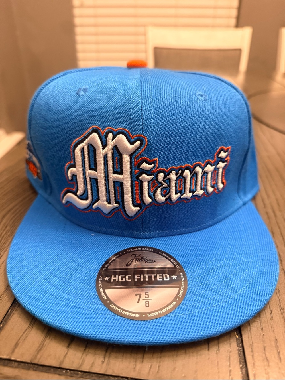 Miami Giants Hat Cap Fitted Mens 7 5/8 Baseball Negro Leagues Headgear Classics